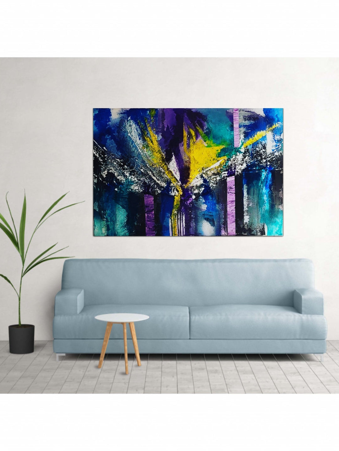 "Émergence" toile abstraite 2022 24X36 pouces oeuvre originale