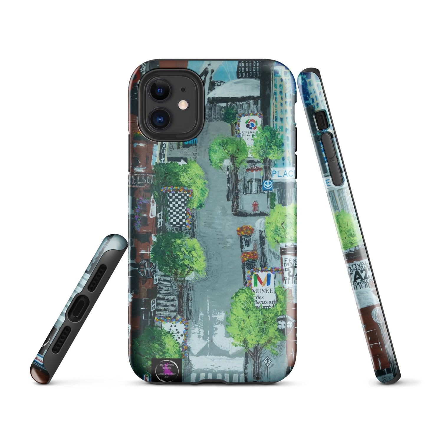 "Quartiers" hard case for iPhone®