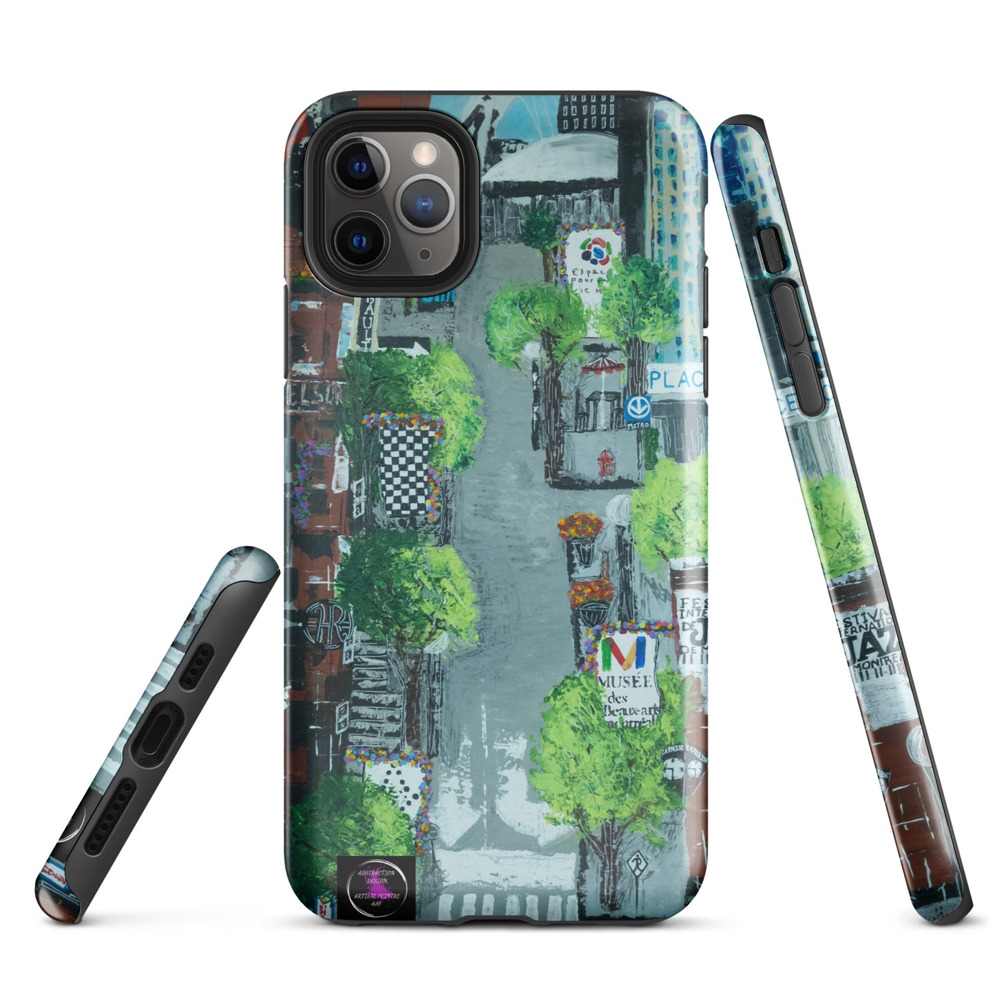 "Quartiers" hard case for iPhone®