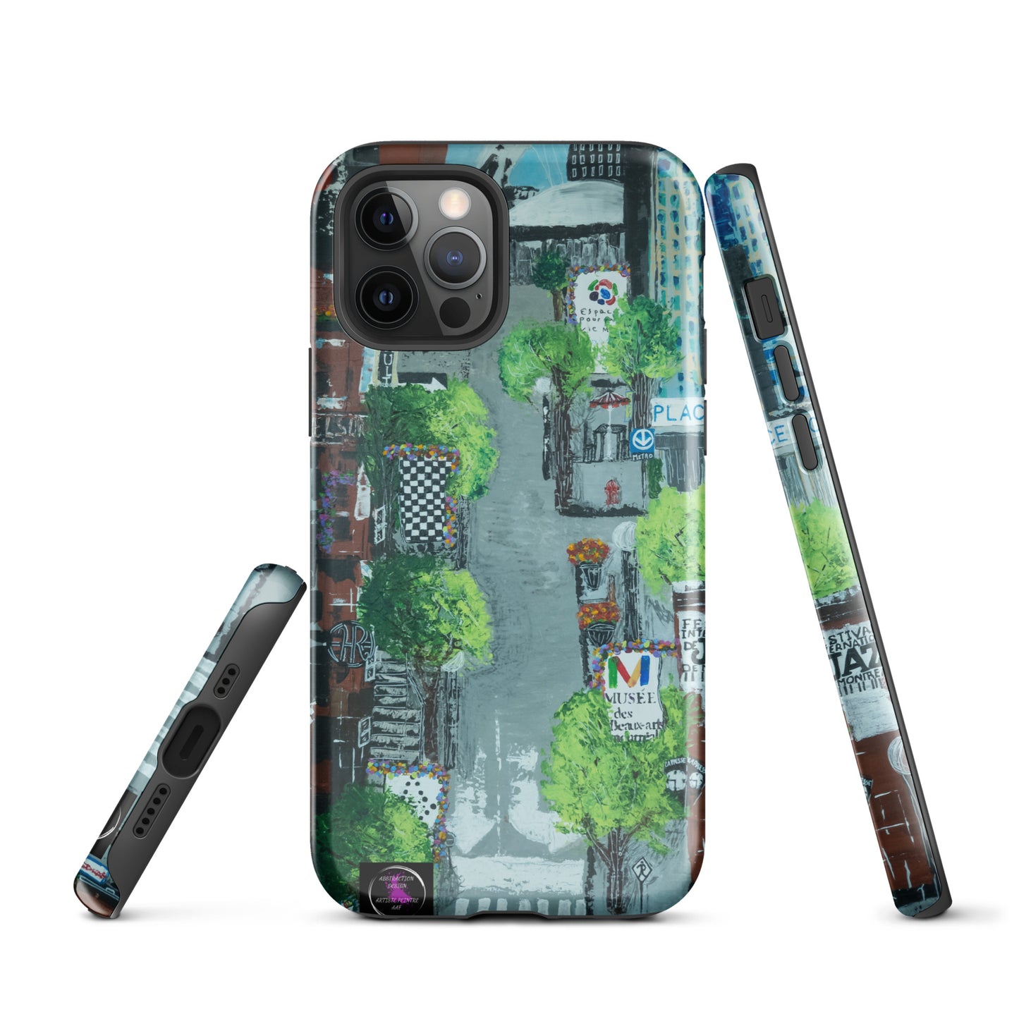"Quartiers" hard case for iPhone®