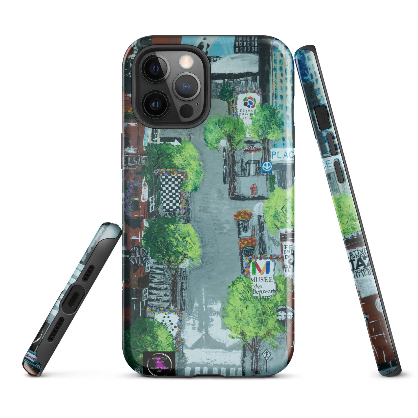 "Quartiers" hard case for iPhone®