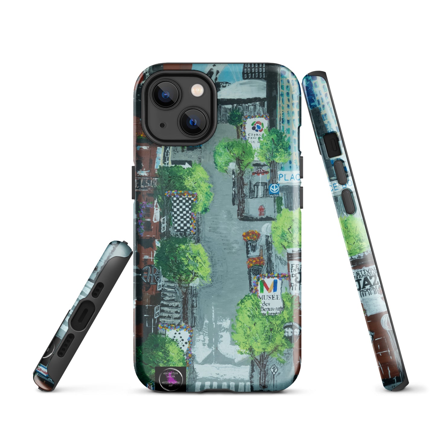 "Quartiers" hard case for iPhone®
