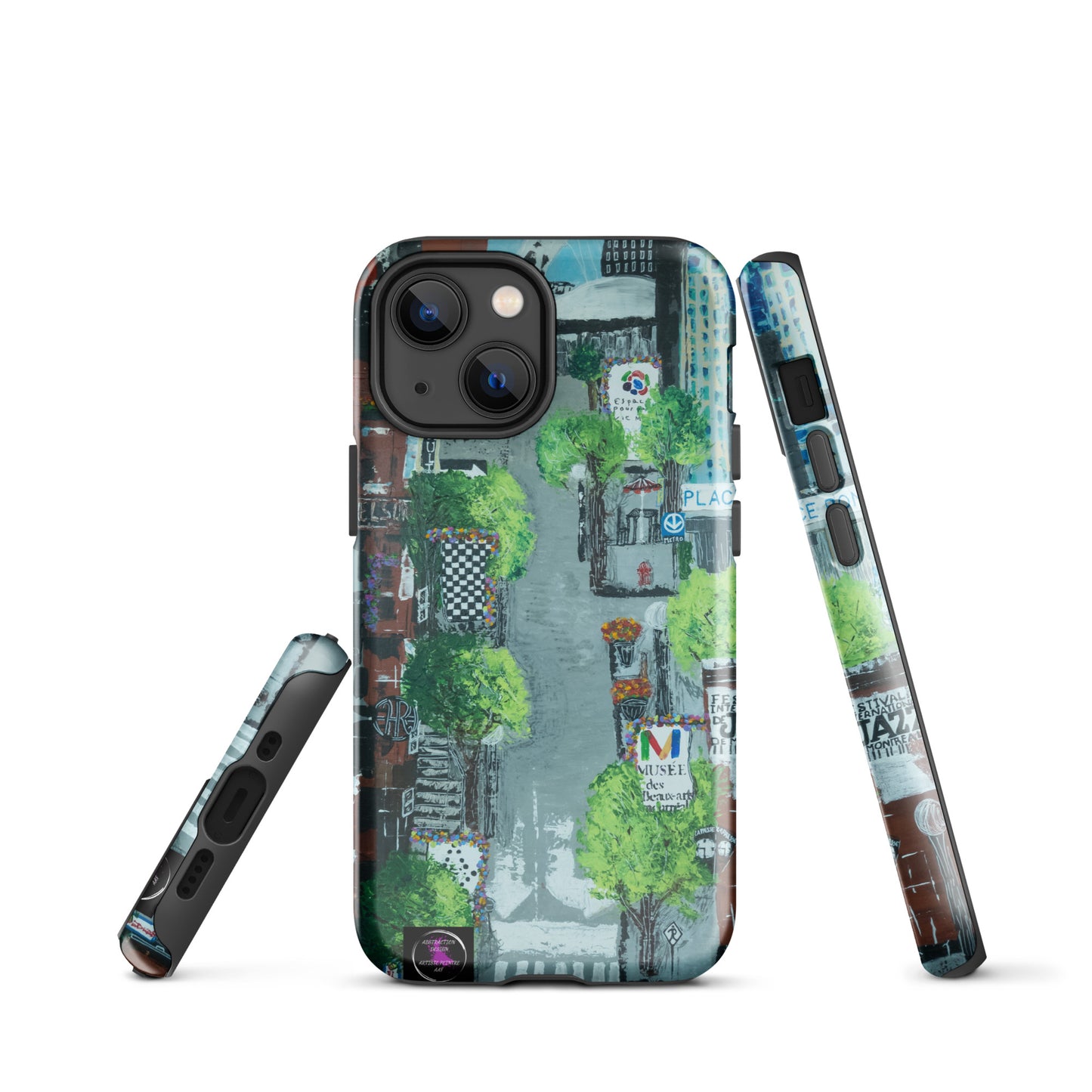 "Quartiers" hard case for iPhone®
