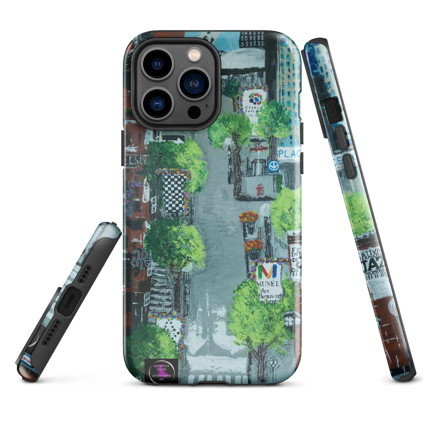 "Quartiers" hard case for iPhone®