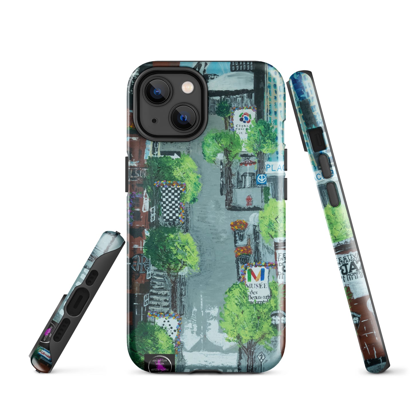 "Quartiers" hard case for iPhone®
