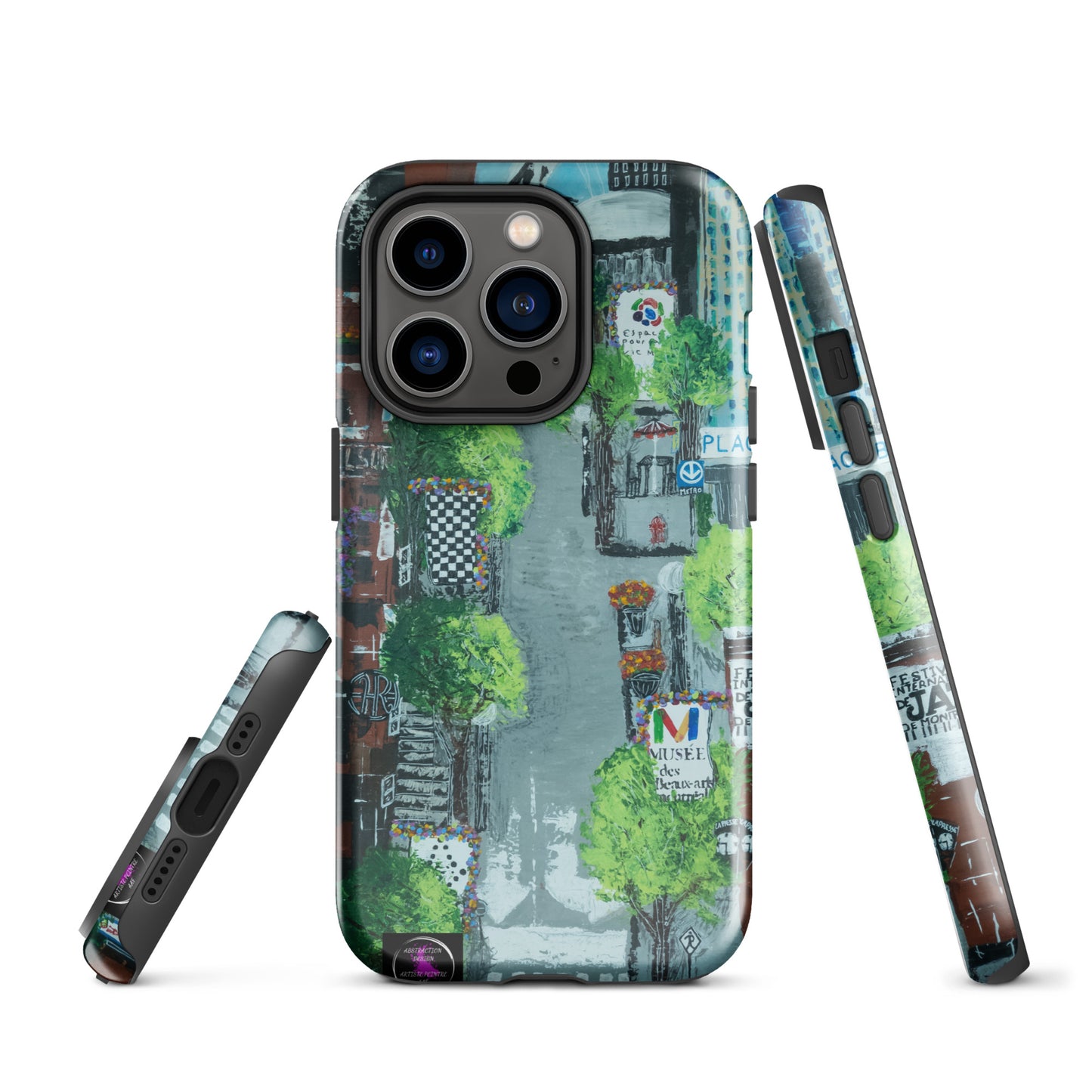 "Quartiers" hard case for iPhone®