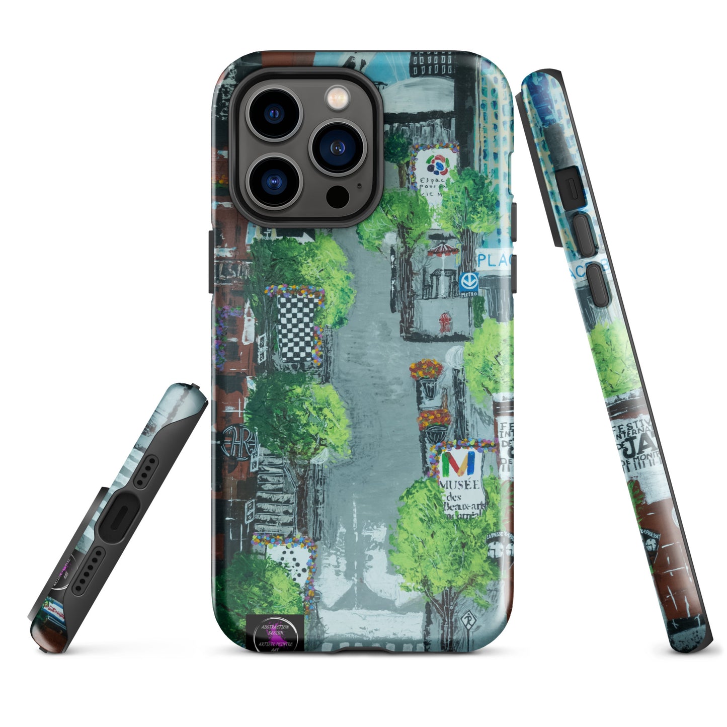 "Quartiers" hard case for iPhone®