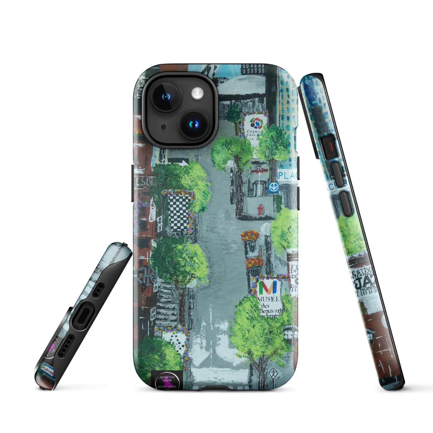 "Quartiers" hard case for iPhone®