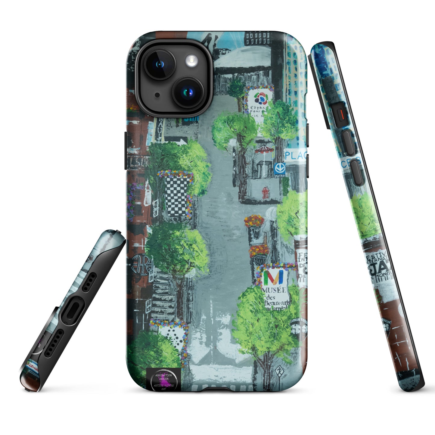 "Quartiers" hard case for iPhone®
