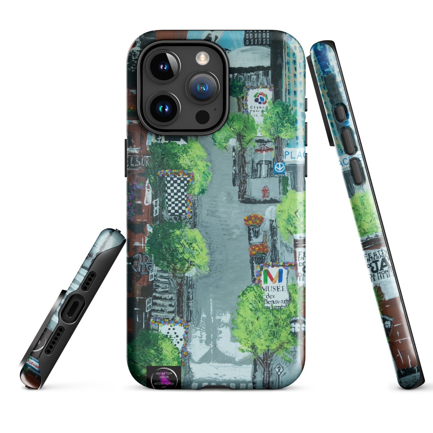 "Quartiers" hard case for iPhone®