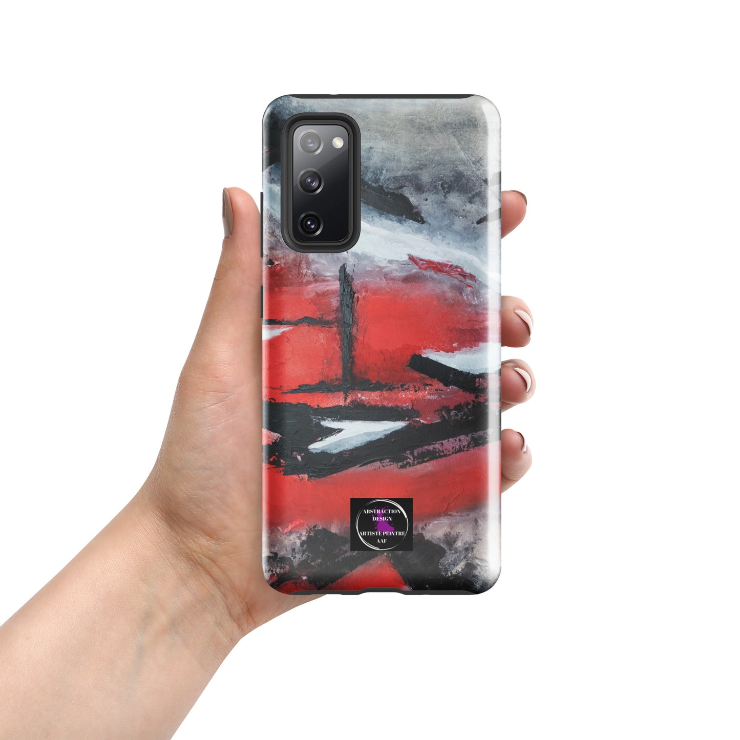 "Carmine" étui rigide pour Samsung® toile abstraite