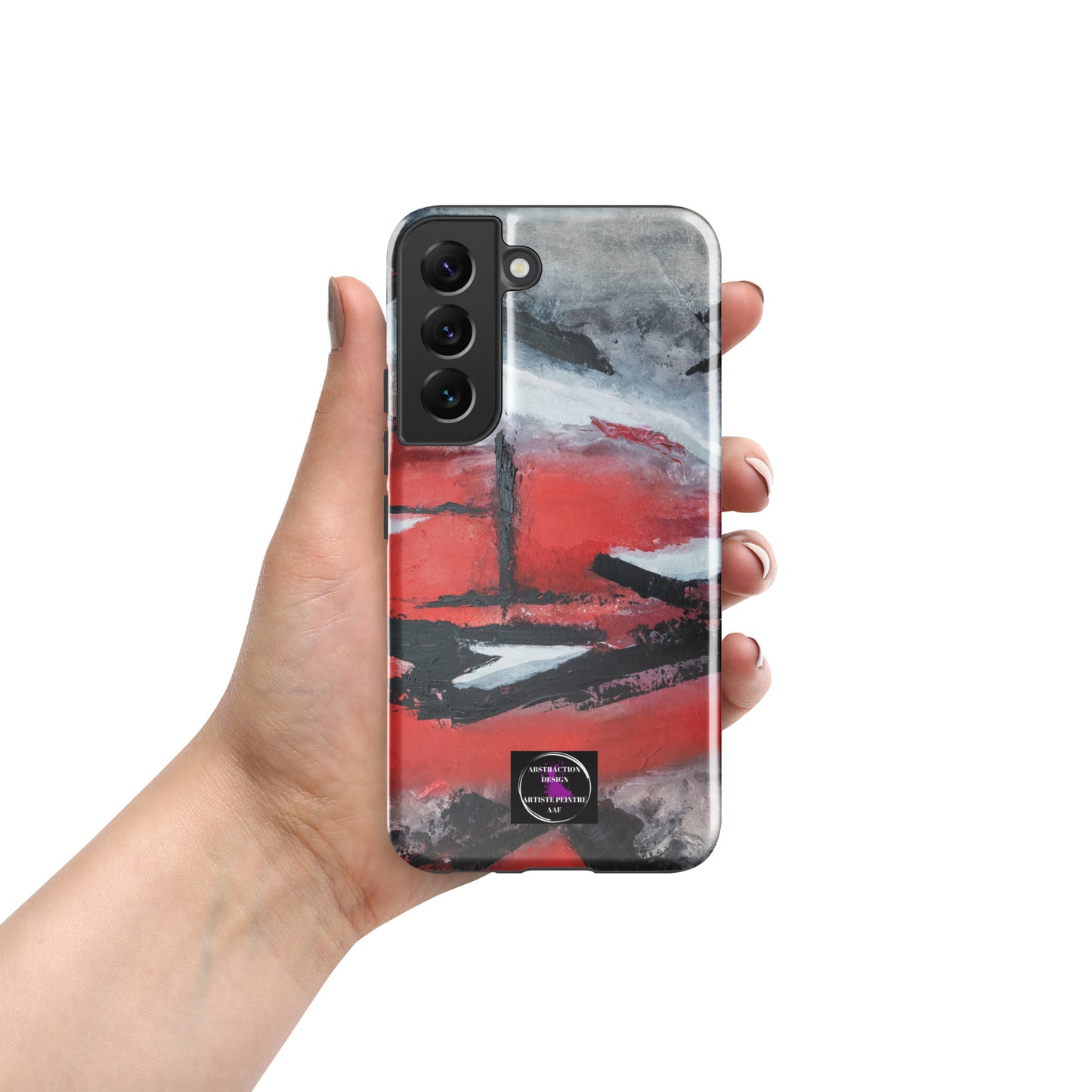 "Carmine" étui rigide pour Samsung® toile abstraite