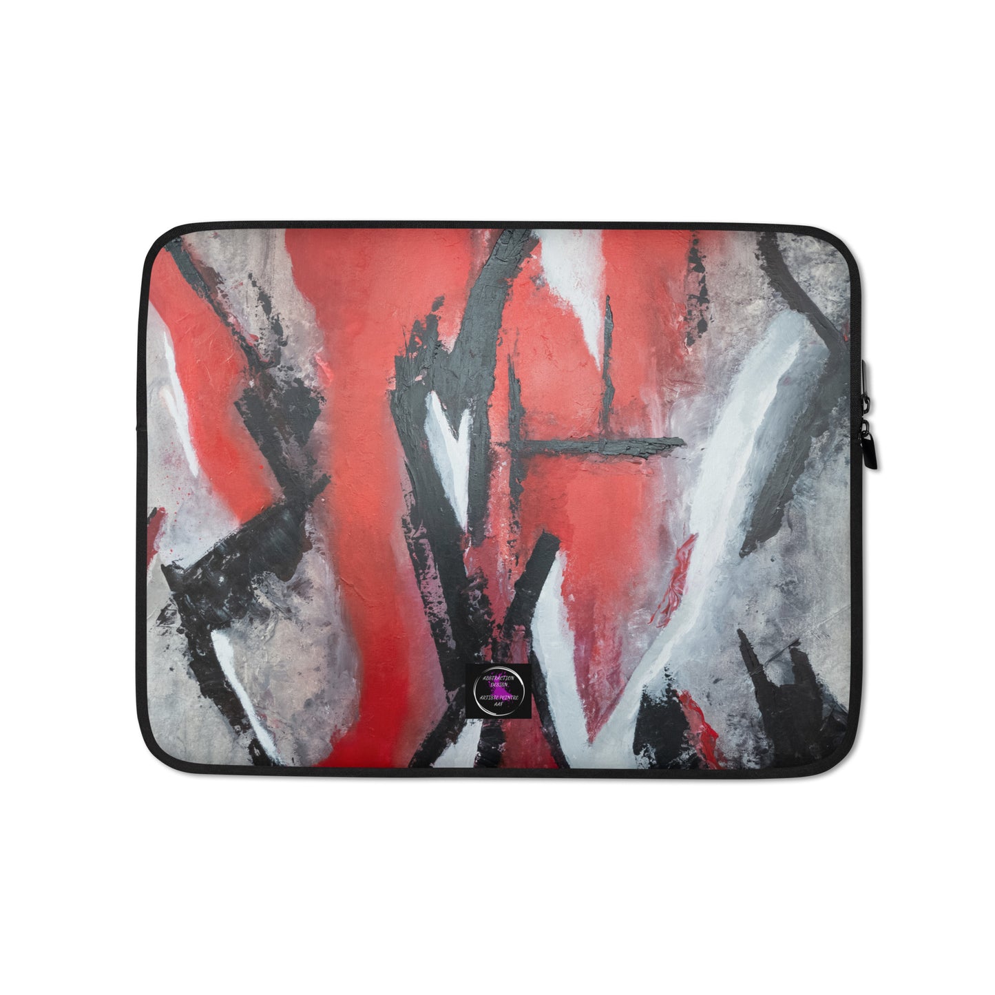 "Carmine"Housse pour ordinateur portable toile abstraite