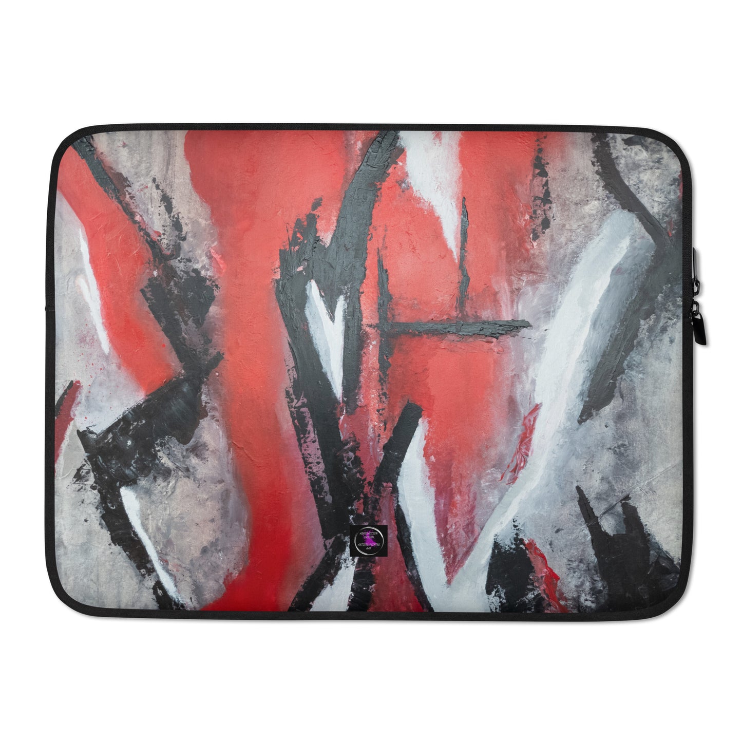 "Carmine"Housse pour ordinateur portable toile abstraite