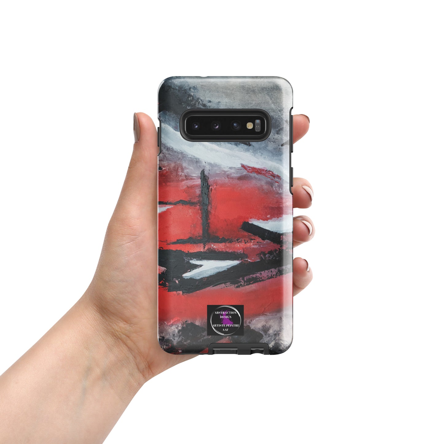 "Carmine" étui rigide pour Samsung® toile abstraite