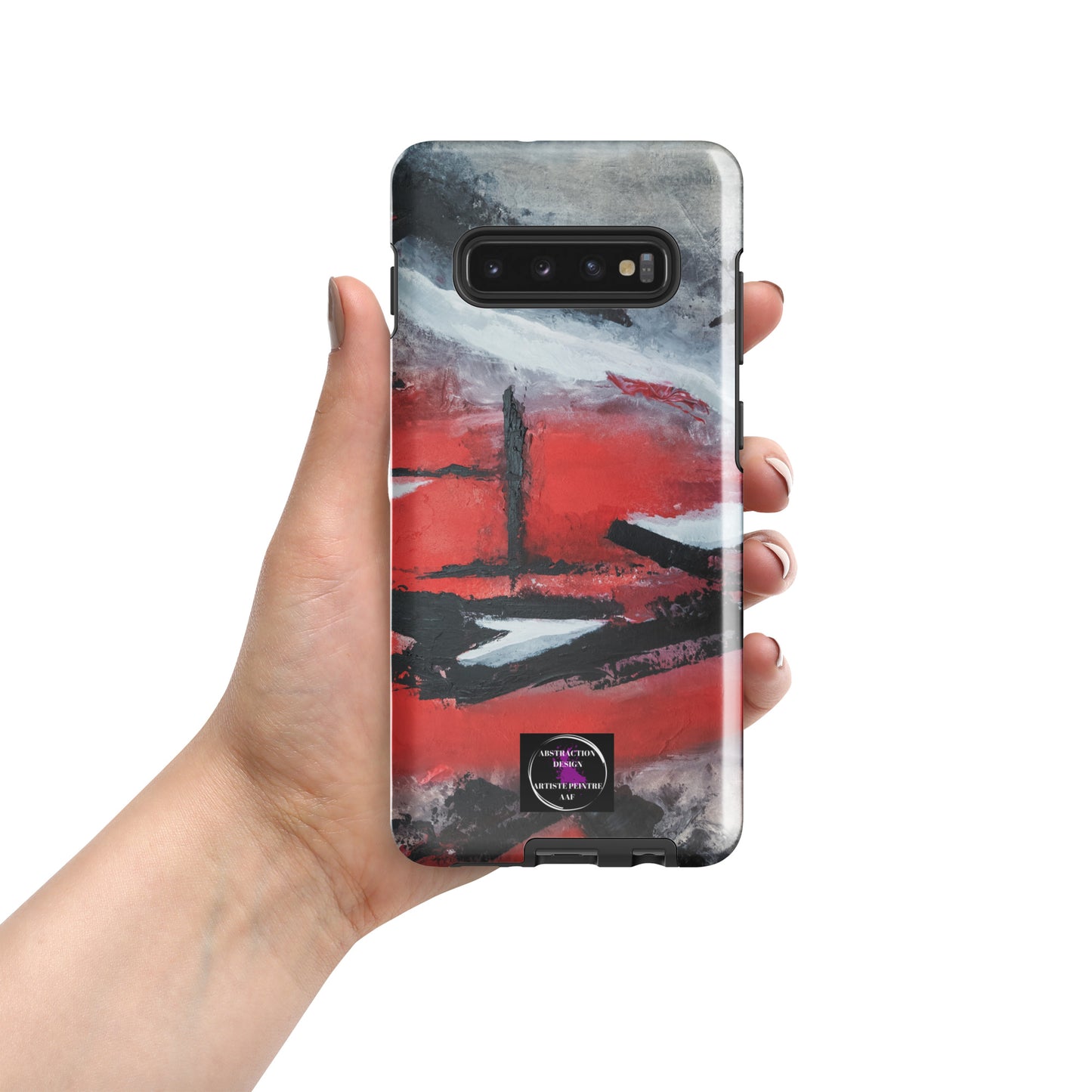 "Carmine" étui rigide pour Samsung® toile abstraite