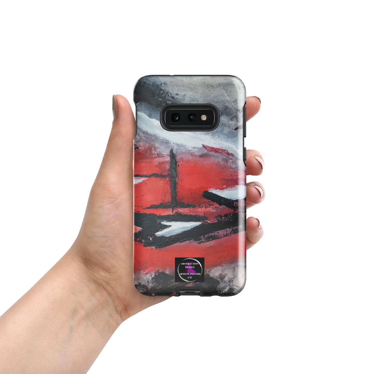 "Carmine" étui rigide pour Samsung® toile abstraite