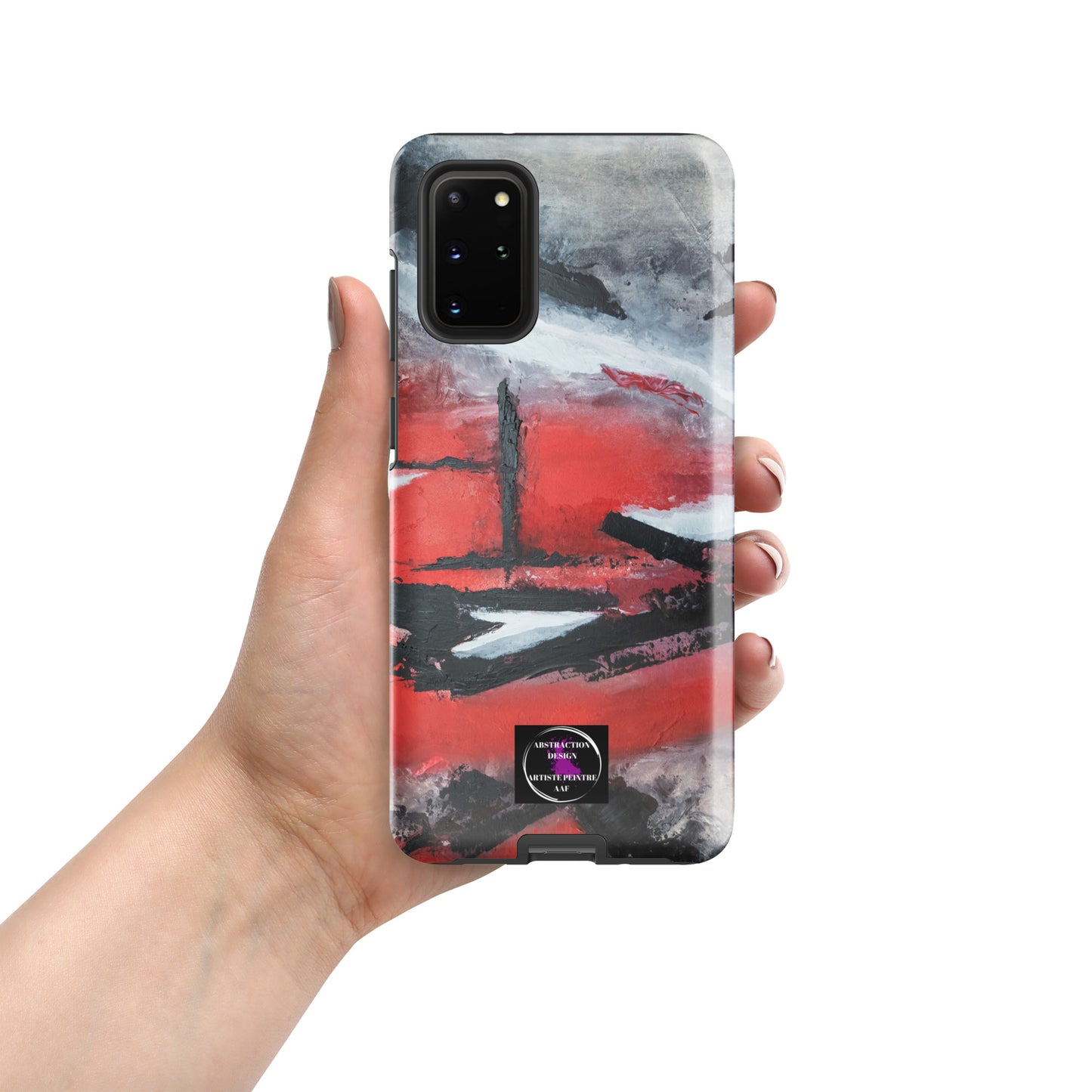 "Carmine" étui rigide pour Samsung® toile abstraite