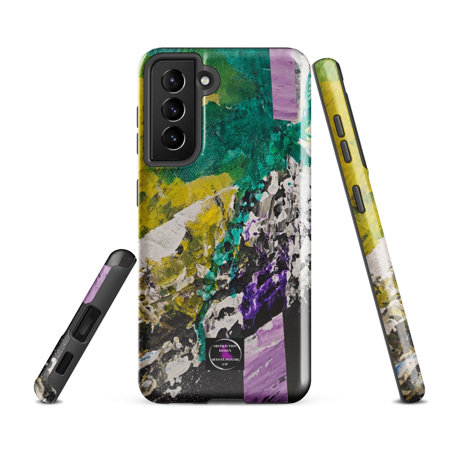 "Émergence" Étui rigide pour Samsung® toile abstraite