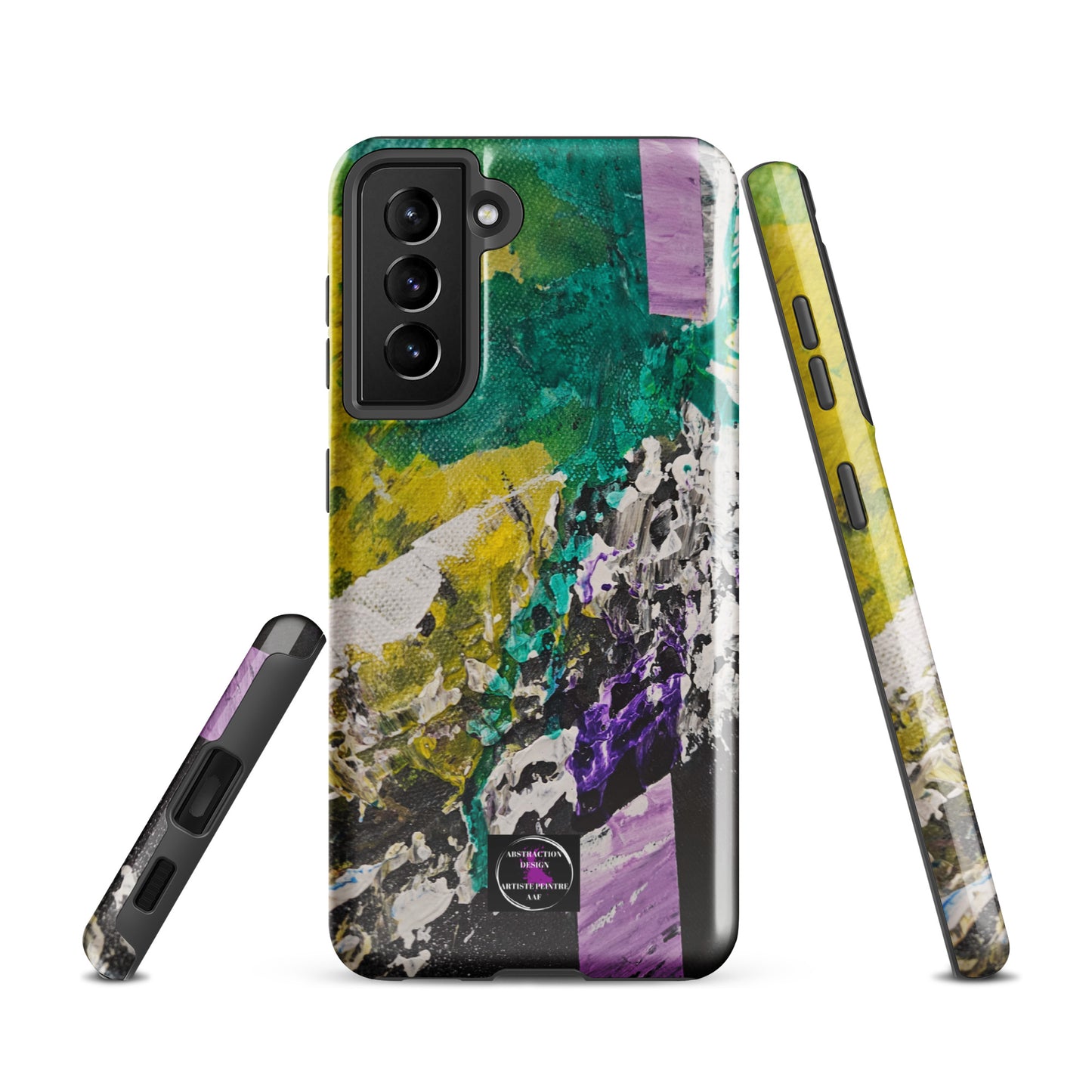 "Émergence" Étui rigide pour Samsung® toile abstraite