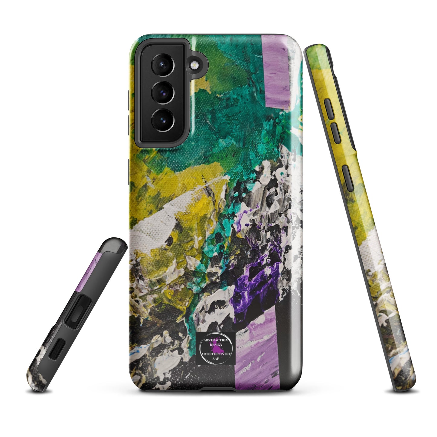 "Émergence" Étui rigide pour Samsung® toile abstraite