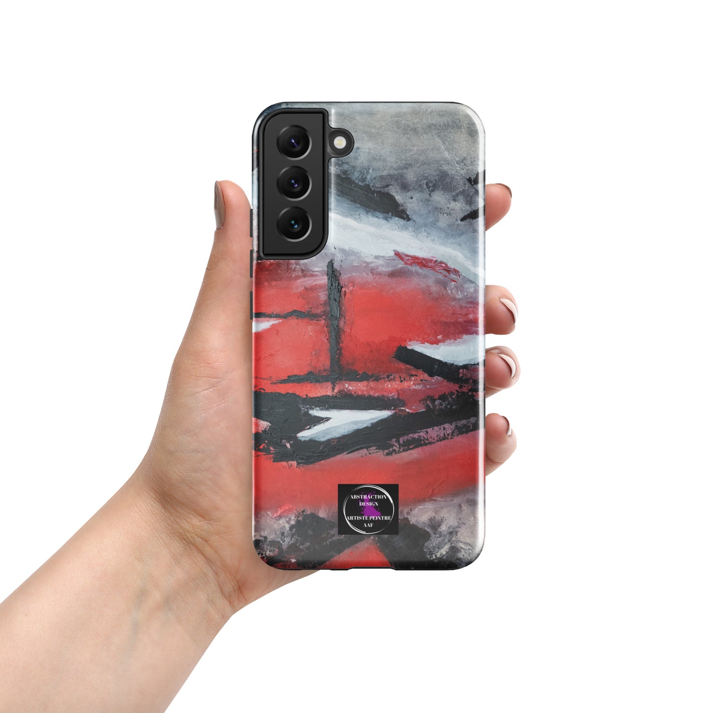 "Carmine" étui rigide pour Samsung® toile abstraite